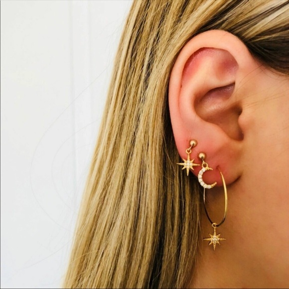 Jewelry - • Palmer • Celestial Stud + Hoop Set